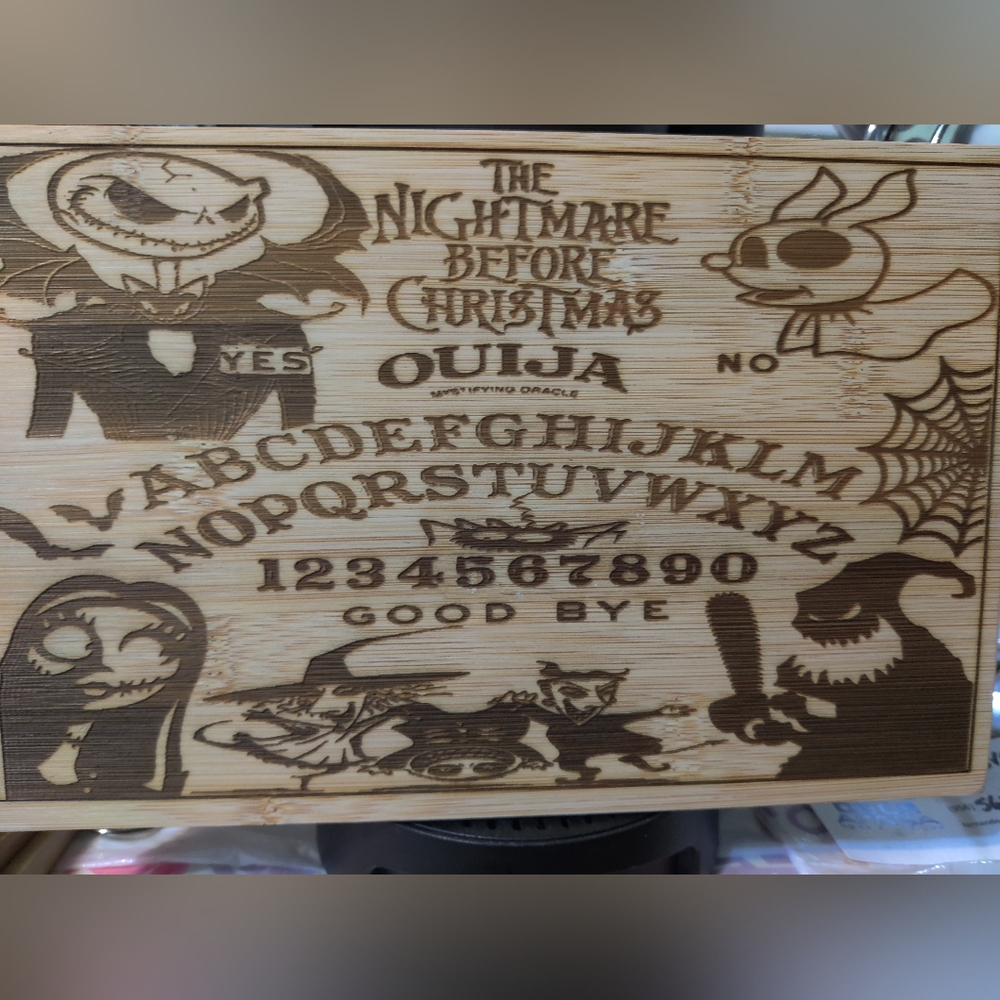 Nightmare before Christmas ouija board
